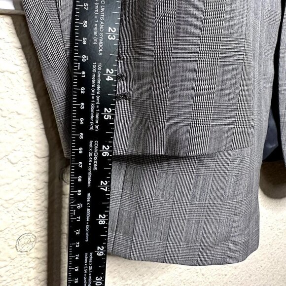 BROOKS BROTHERS Fitzgerald Made Italy Suit Jacket 42L/36 Wool Prince Of Whales - Picture 8 of 12